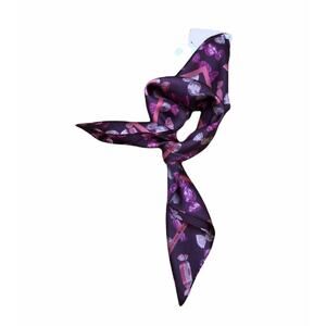 Kate Spade Candy Shop SWEETS SLG 100% Silk Bandana/ Scarf /Neckerchief